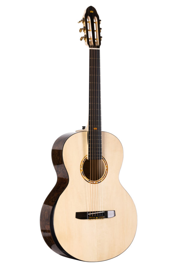 Gitara akustyczna typu OM łączenie boków na 12 progu