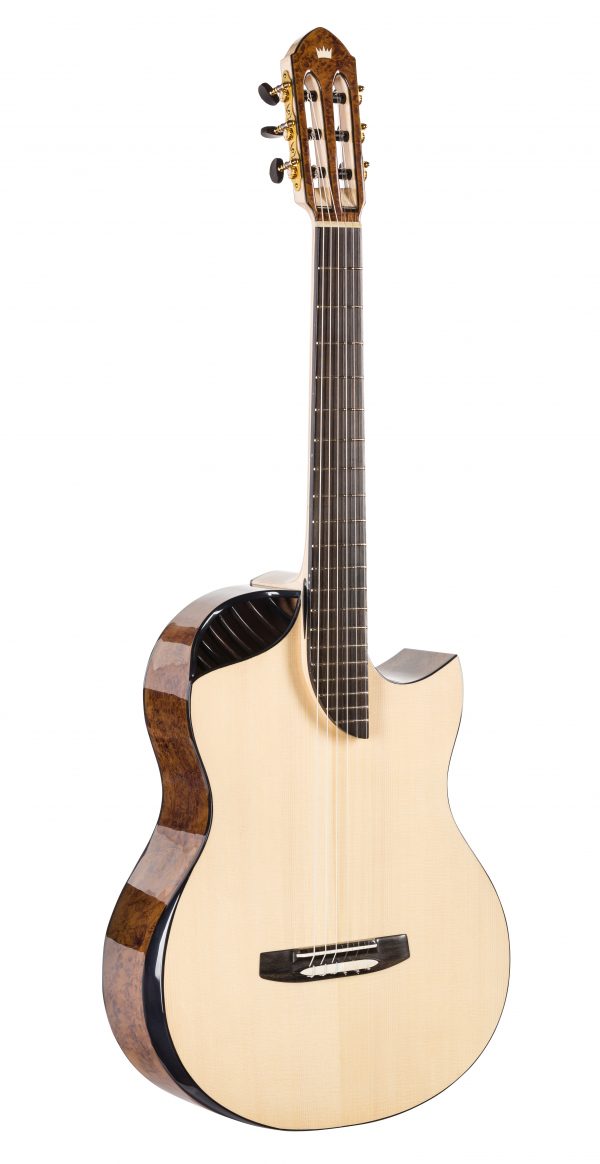 Gitara jazzowa lutnicza z nylonowymi strunami nr 212 - SPRZEDANA - obrazek 4