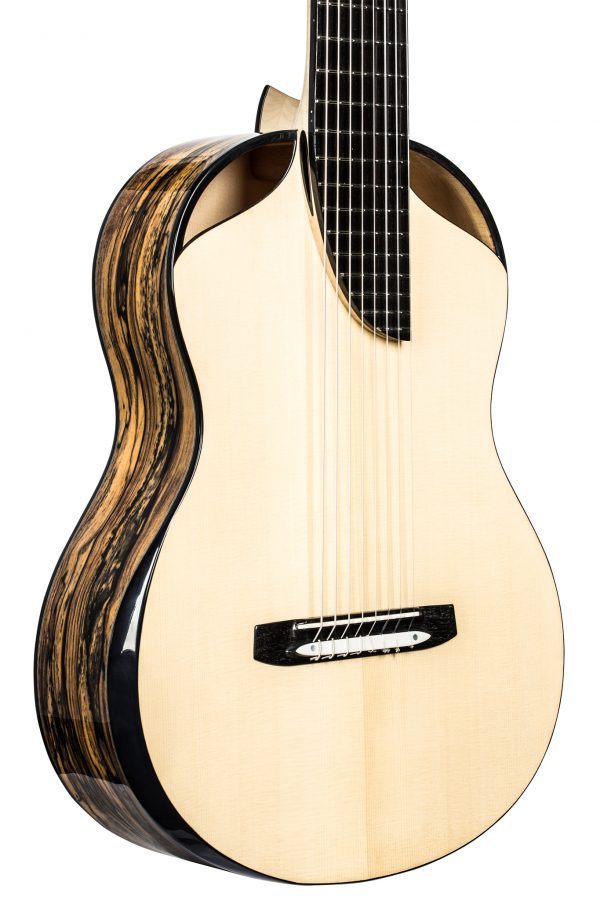 Gitara klasyczna lutnicza 8-strunowa nr 202 - SPRZEDANA - obrazek 2