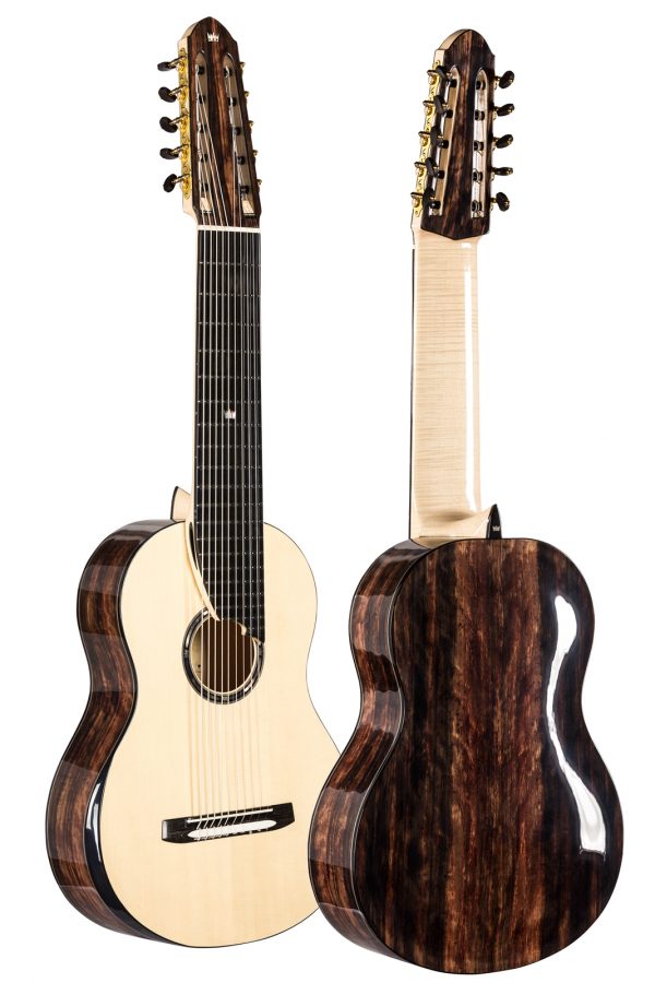 Gitara klasyczna lutnicza 10-strunowa nr 194 - Black Diamond - SPRZEDANA