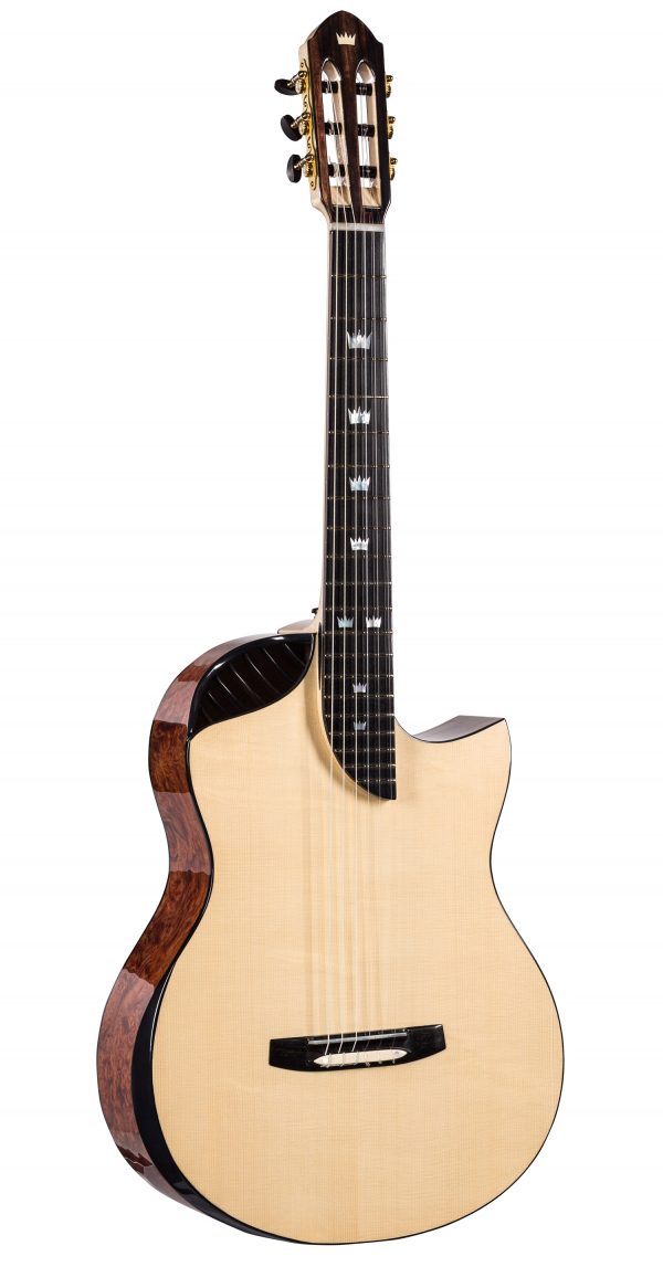 Gitara jazzowa lutnicza z nylonowymi strunami nr 205 - SPRZEDANA - obrazek 9