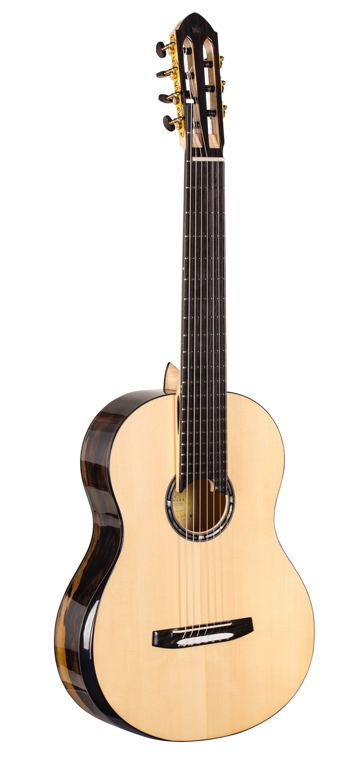 Gitara klasyczna lutnicza 7-strunowa nr 129 - SPRZEDANA - obrazek 7